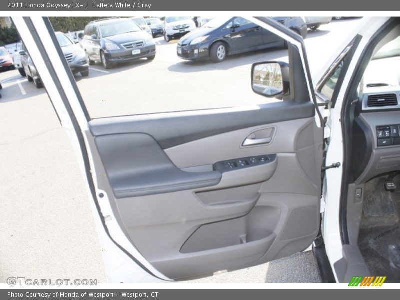 Taffeta White / Gray 2011 Honda Odyssey EX-L