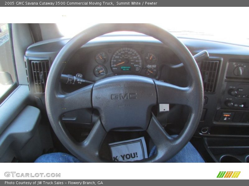 Summit White / Pewter 2005 GMC Savana Cutaway 3500 Commercial Moving Truck