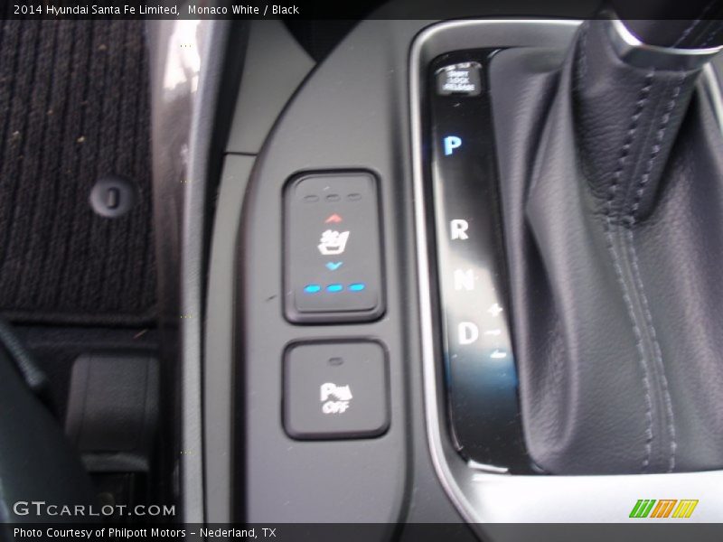 Monaco White / Black 2014 Hyundai Santa Fe Limited