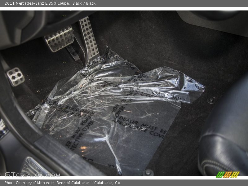 Black / Black 2011 Mercedes-Benz E 350 Coupe