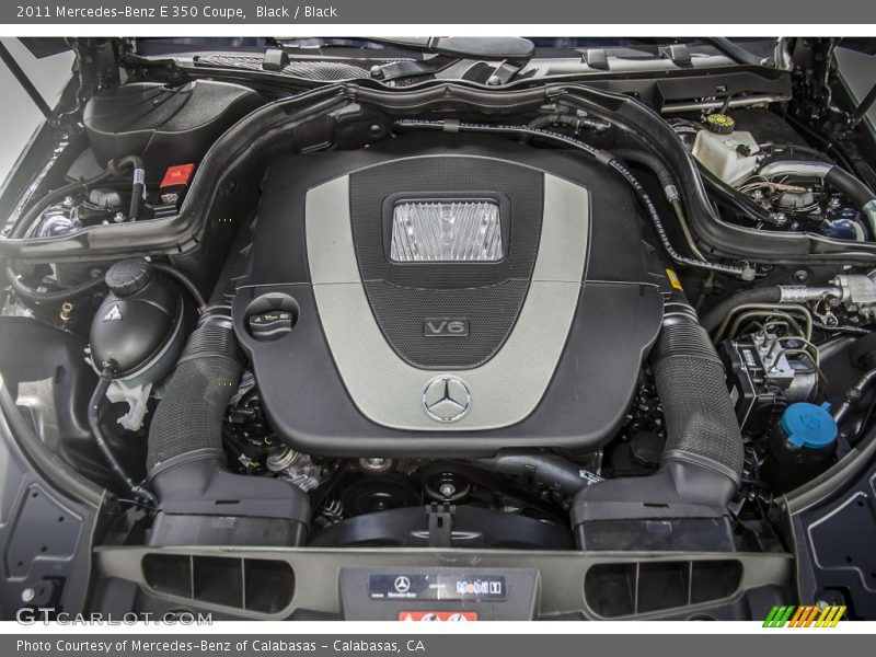 Black / Black 2011 Mercedes-Benz E 350 Coupe