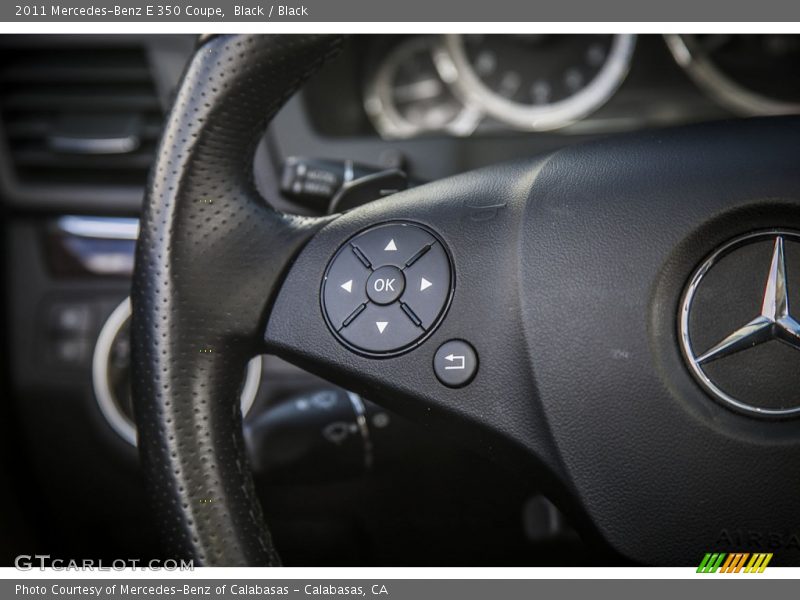 Black / Black 2011 Mercedes-Benz E 350 Coupe