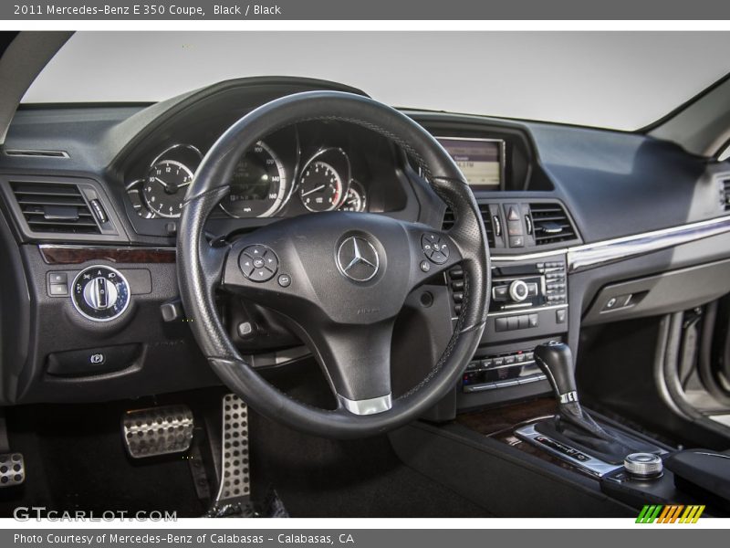 Black / Black 2011 Mercedes-Benz E 350 Coupe