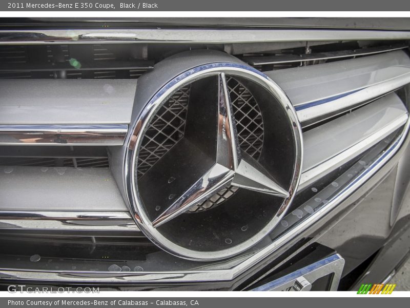 Black / Black 2011 Mercedes-Benz E 350 Coupe