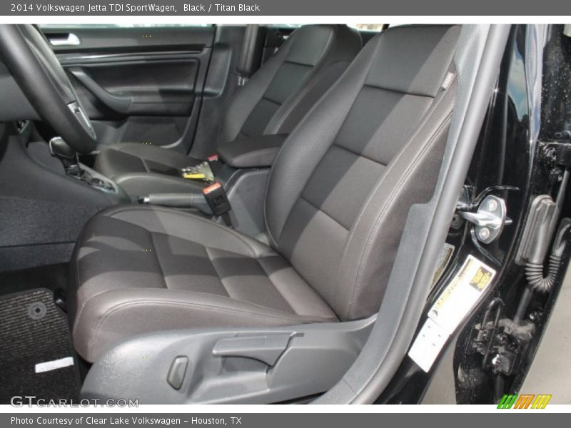 Black / Titan Black 2014 Volkswagen Jetta TDI SportWagen