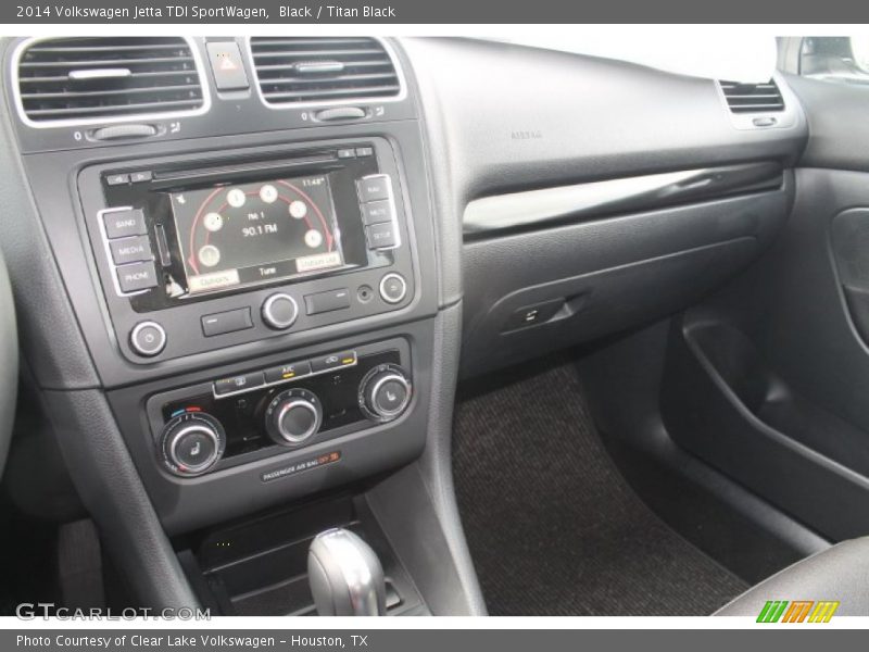Black / Titan Black 2014 Volkswagen Jetta TDI SportWagen