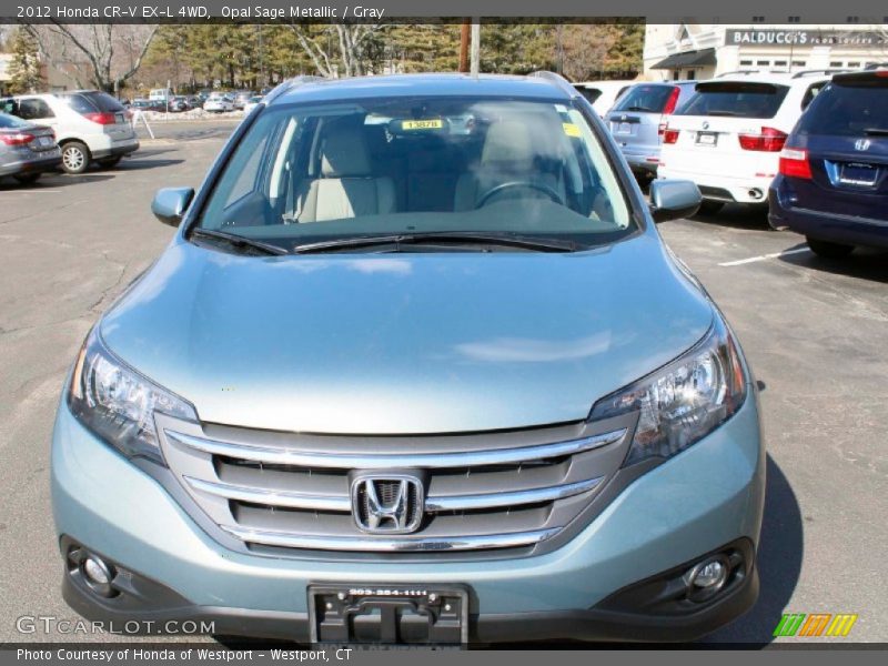 Opal Sage Metallic / Gray 2012 Honda CR-V EX-L 4WD