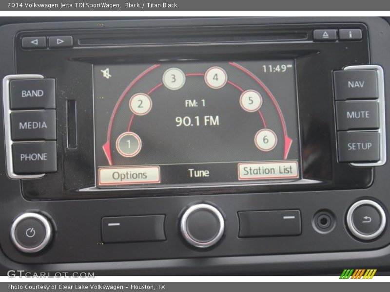 Black / Titan Black 2014 Volkswagen Jetta TDI SportWagen