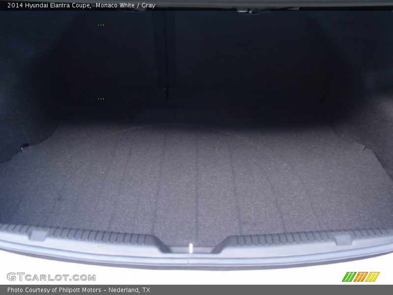 Monaco White / Gray 2014 Hyundai Elantra Coupe