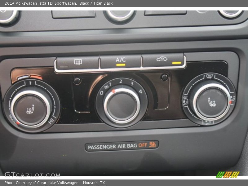 Black / Titan Black 2014 Volkswagen Jetta TDI SportWagen