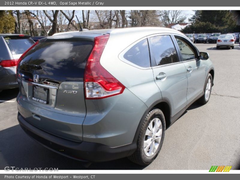 Opal Sage Metallic / Gray 2012 Honda CR-V EX-L 4WD