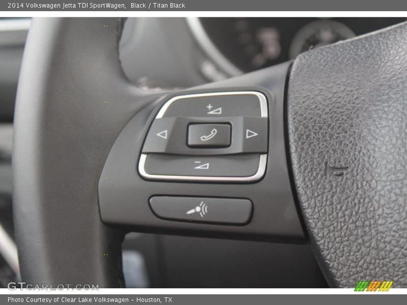 Black / Titan Black 2014 Volkswagen Jetta TDI SportWagen