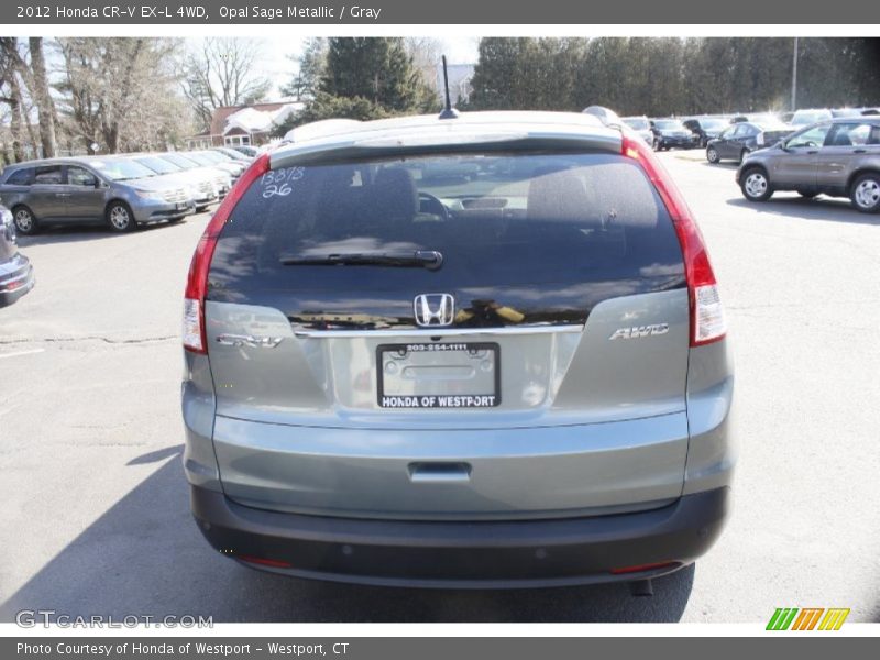 Opal Sage Metallic / Gray 2012 Honda CR-V EX-L 4WD