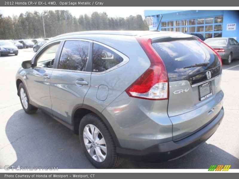 Opal Sage Metallic / Gray 2012 Honda CR-V EX-L 4WD