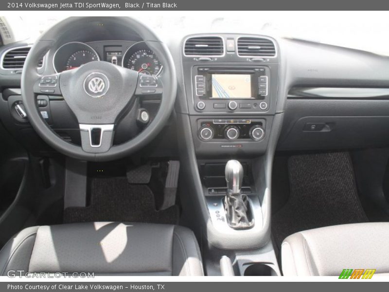 Black / Titan Black 2014 Volkswagen Jetta TDI SportWagen
