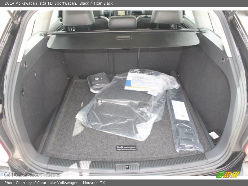 Black / Titan Black 2014 Volkswagen Jetta TDI SportWagen