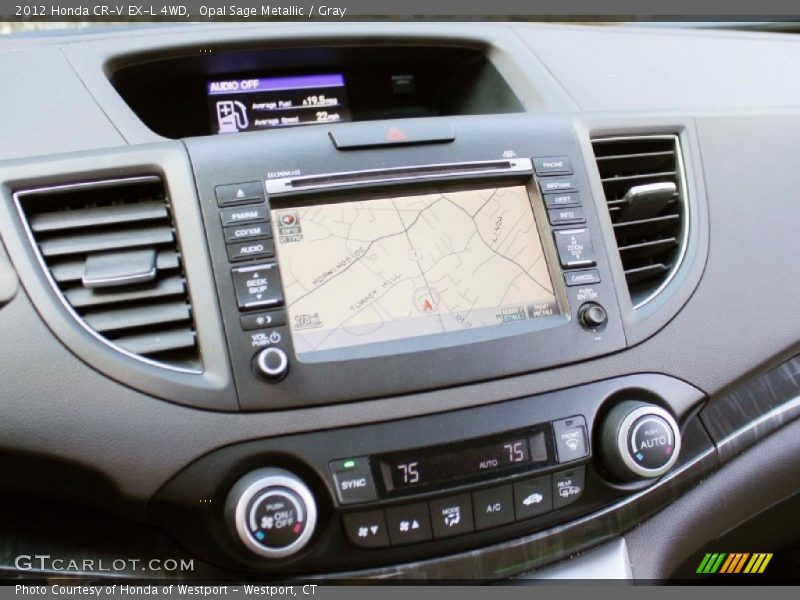 Opal Sage Metallic / Gray 2012 Honda CR-V EX-L 4WD