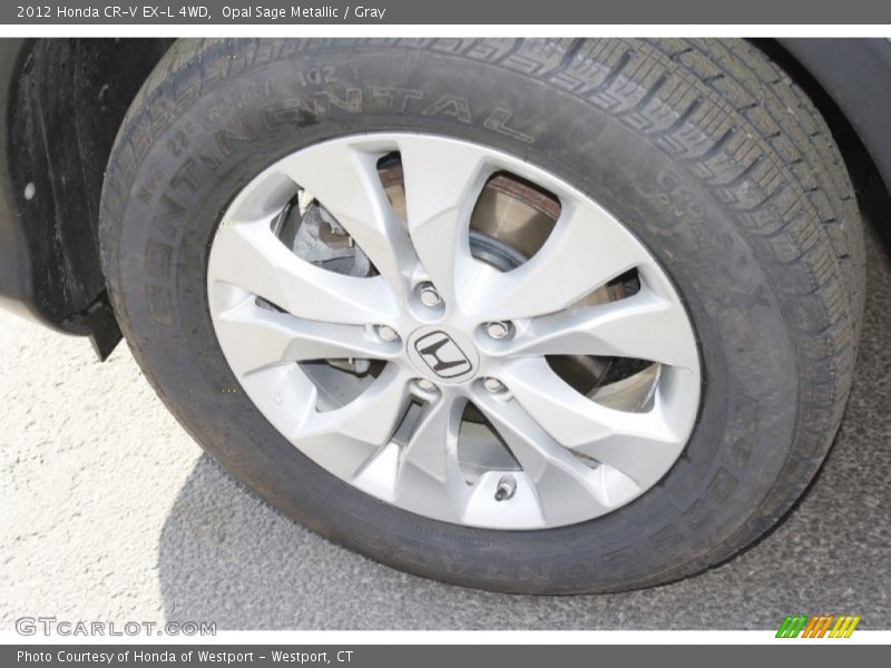 Opal Sage Metallic / Gray 2012 Honda CR-V EX-L 4WD