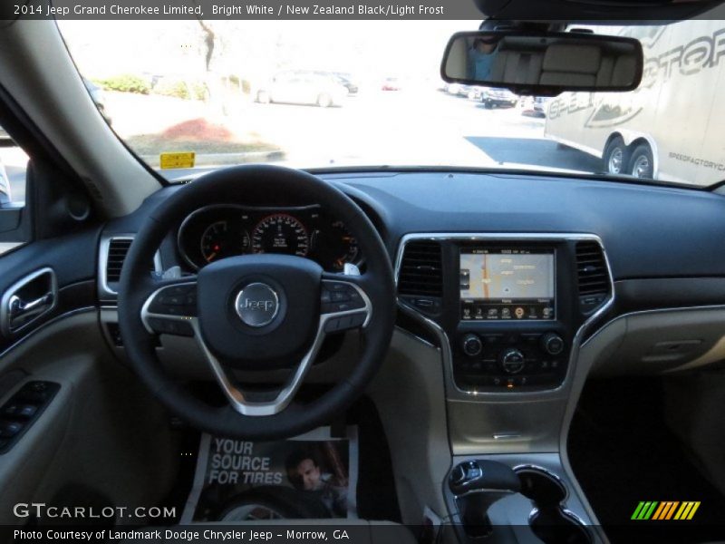 Bright White / New Zealand Black/Light Frost 2014 Jeep Grand Cherokee Limited