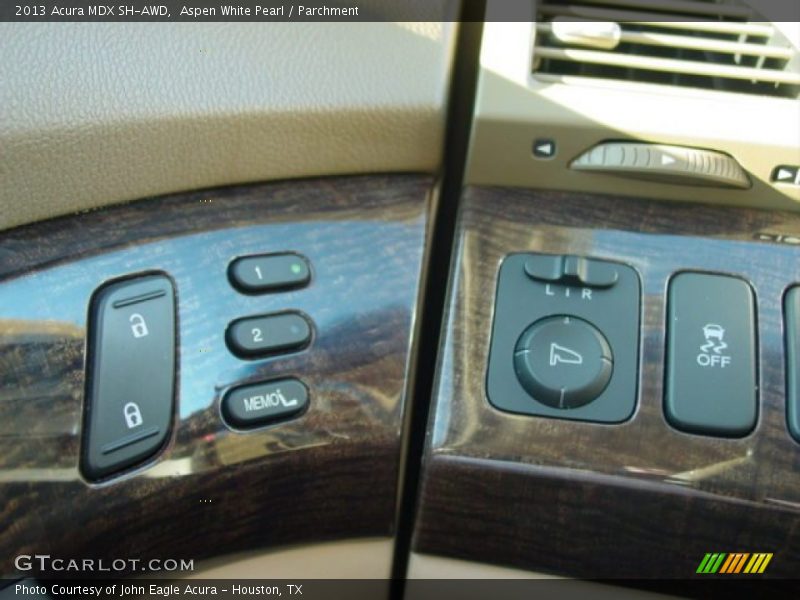 Aspen White Pearl / Parchment 2013 Acura MDX SH-AWD