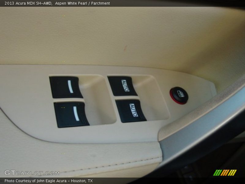 Aspen White Pearl / Parchment 2013 Acura MDX SH-AWD