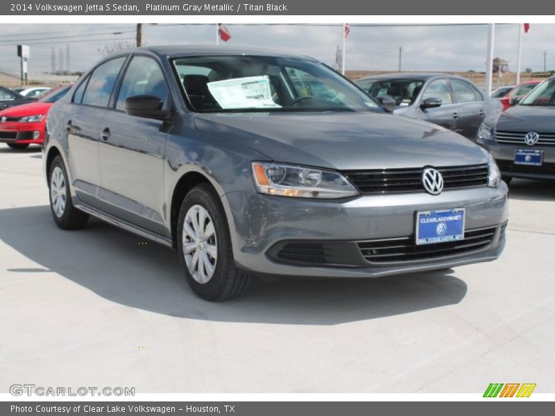 Platinum Gray Metallic / Titan Black 2014 Volkswagen Jetta S Sedan