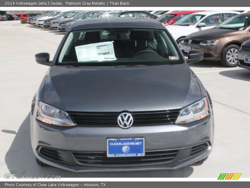 Platinum Gray Metallic / Titan Black 2014 Volkswagen Jetta S Sedan