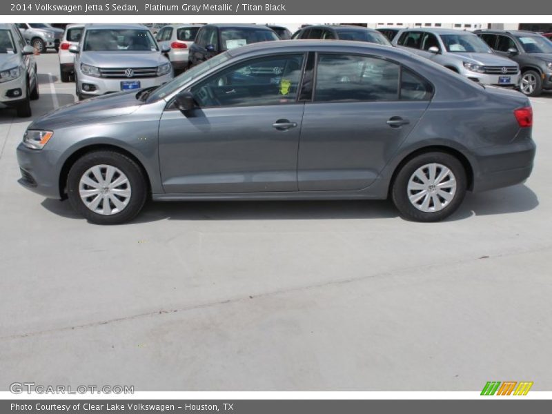 Platinum Gray Metallic / Titan Black 2014 Volkswagen Jetta S Sedan