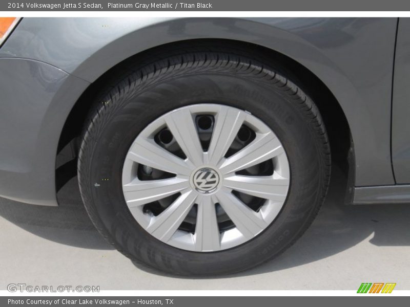 Platinum Gray Metallic / Titan Black 2014 Volkswagen Jetta S Sedan