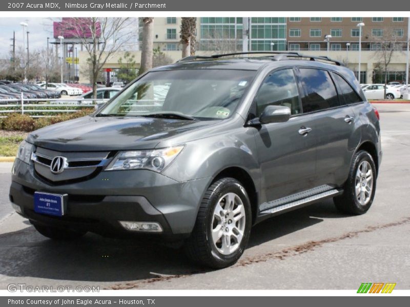Nimbus Gray Metallic / Parchment 2007 Acura MDX