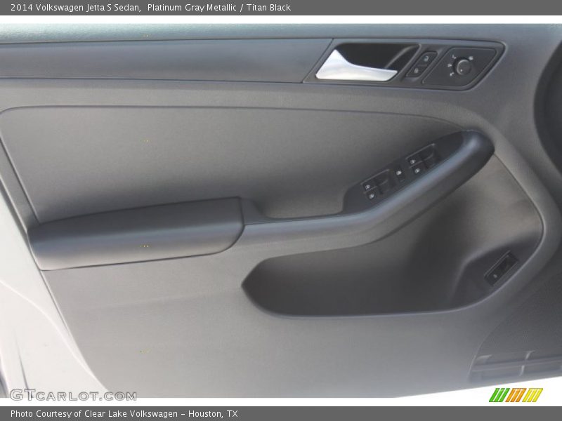 Platinum Gray Metallic / Titan Black 2014 Volkswagen Jetta S Sedan