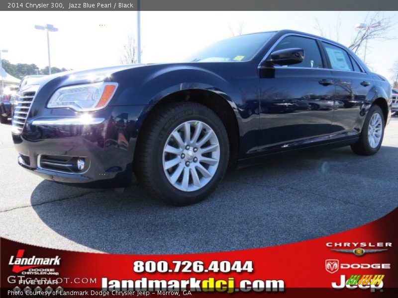 Jazz Blue Pearl / Black 2014 Chrysler 300