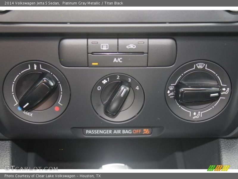 Platinum Gray Metallic / Titan Black 2014 Volkswagen Jetta S Sedan