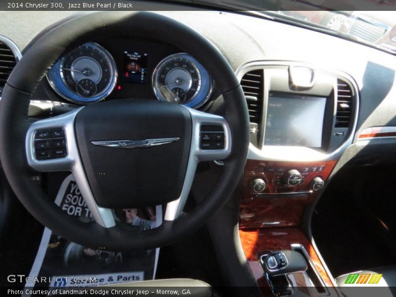 Jazz Blue Pearl / Black 2014 Chrysler 300