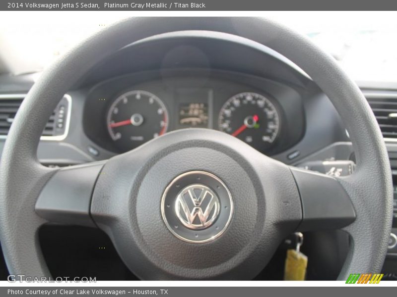 Platinum Gray Metallic / Titan Black 2014 Volkswagen Jetta S Sedan