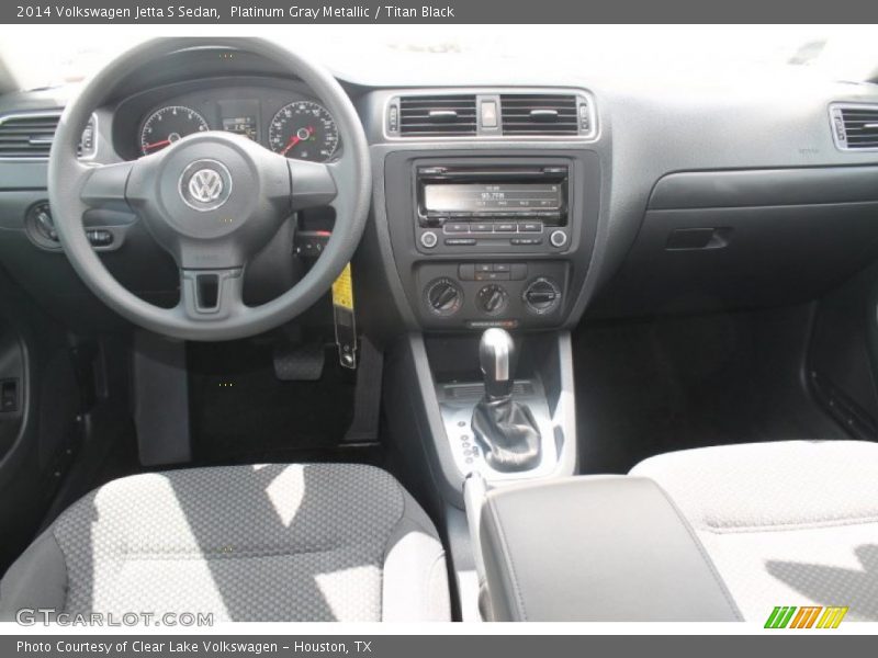 Platinum Gray Metallic / Titan Black 2014 Volkswagen Jetta S Sedan