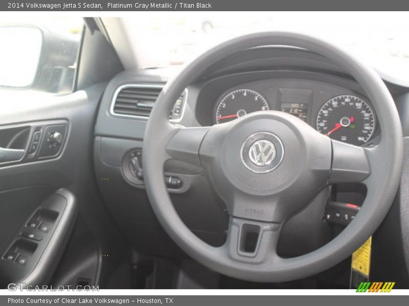 Platinum Gray Metallic / Titan Black 2014 Volkswagen Jetta S Sedan