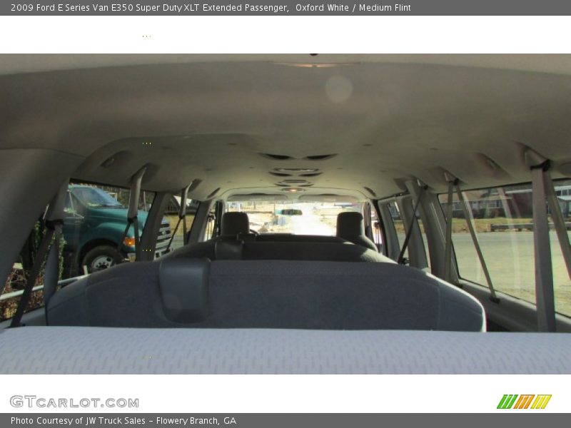 Oxford White / Medium Flint 2009 Ford E Series Van E350 Super Duty XLT Extended Passenger