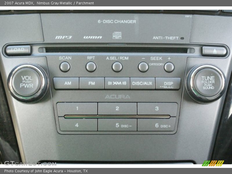 Nimbus Gray Metallic / Parchment 2007 Acura MDX