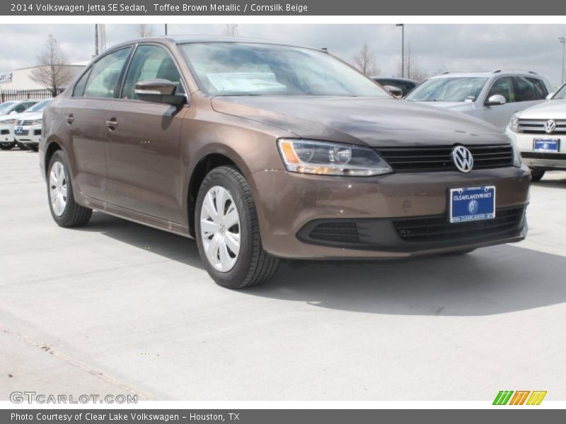 Toffee Brown Metallic / Cornsilk Beige 2014 Volkswagen Jetta SE Sedan