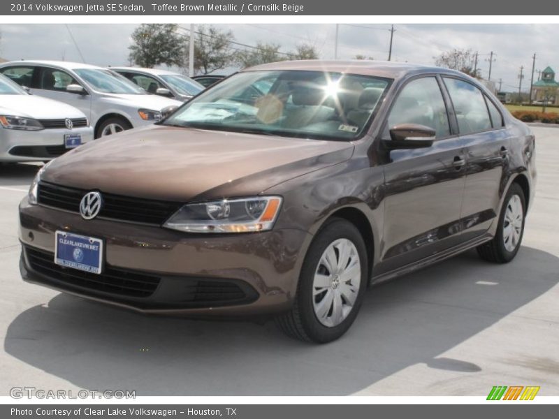 Toffee Brown Metallic / Cornsilk Beige 2014 Volkswagen Jetta SE Sedan