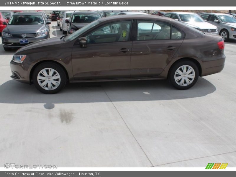 Toffee Brown Metallic / Cornsilk Beige 2014 Volkswagen Jetta SE Sedan