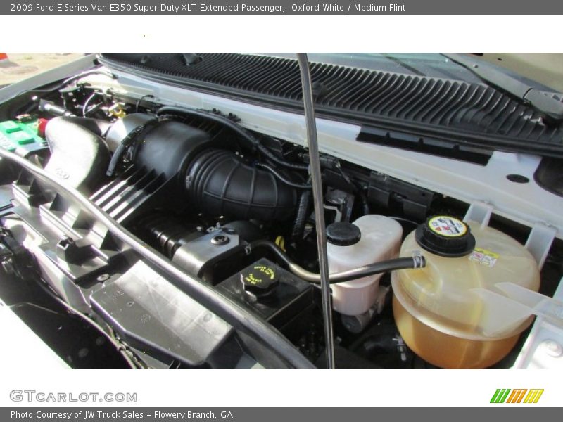 Oxford White / Medium Flint 2009 Ford E Series Van E350 Super Duty XLT Extended Passenger