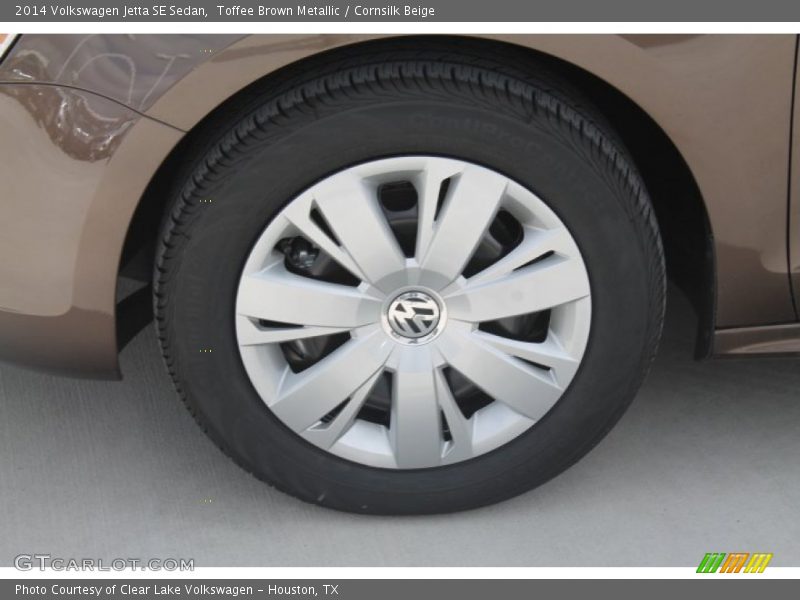 Toffee Brown Metallic / Cornsilk Beige 2014 Volkswagen Jetta SE Sedan