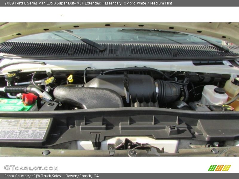 Oxford White / Medium Flint 2009 Ford E Series Van E350 Super Duty XLT Extended Passenger