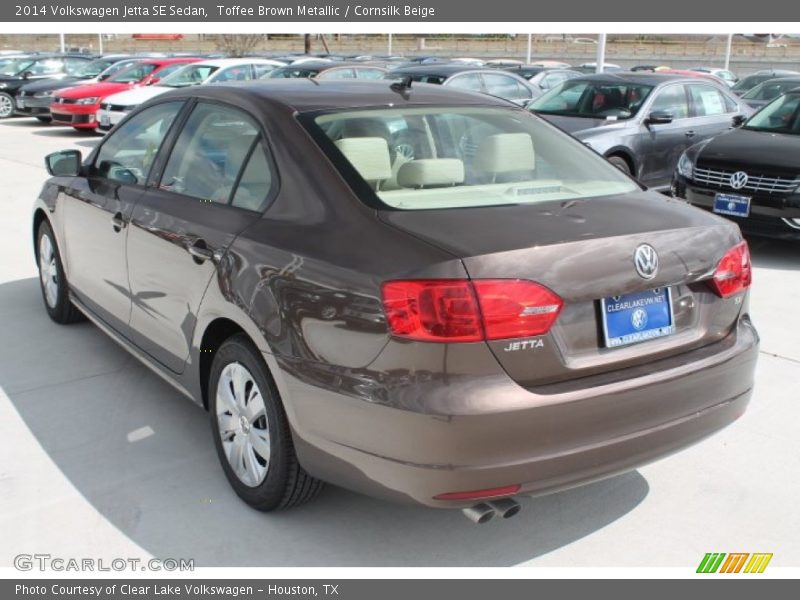 Toffee Brown Metallic / Cornsilk Beige 2014 Volkswagen Jetta SE Sedan