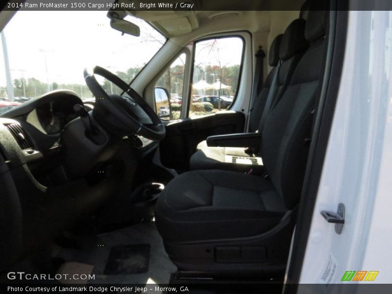 Bright White / Gray 2014 Ram ProMaster 1500 Cargo High Roof