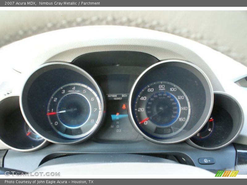 Nimbus Gray Metallic / Parchment 2007 Acura MDX