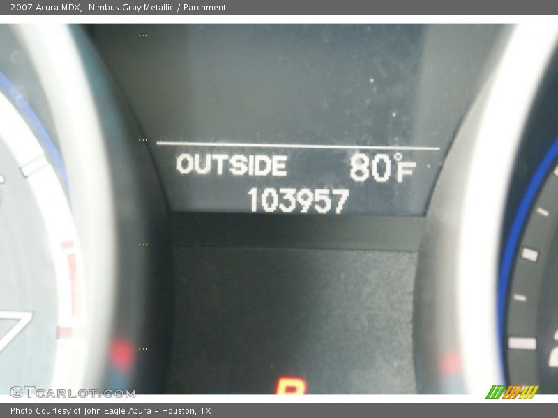 Nimbus Gray Metallic / Parchment 2007 Acura MDX