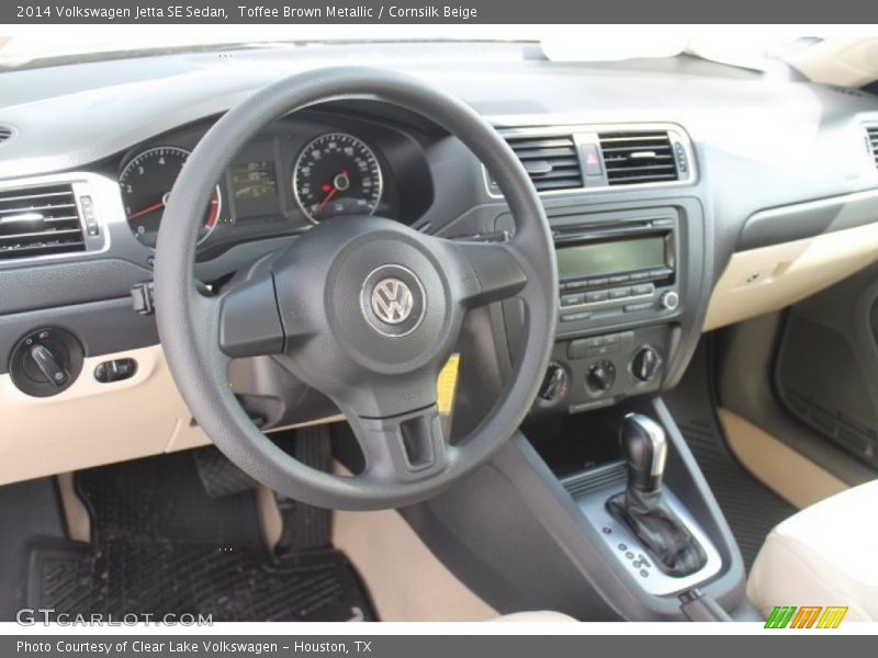 Toffee Brown Metallic / Cornsilk Beige 2014 Volkswagen Jetta SE Sedan
